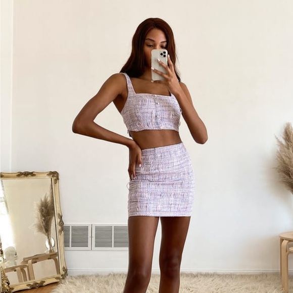 Tweed Two Piece Set - Picture 2 of 7